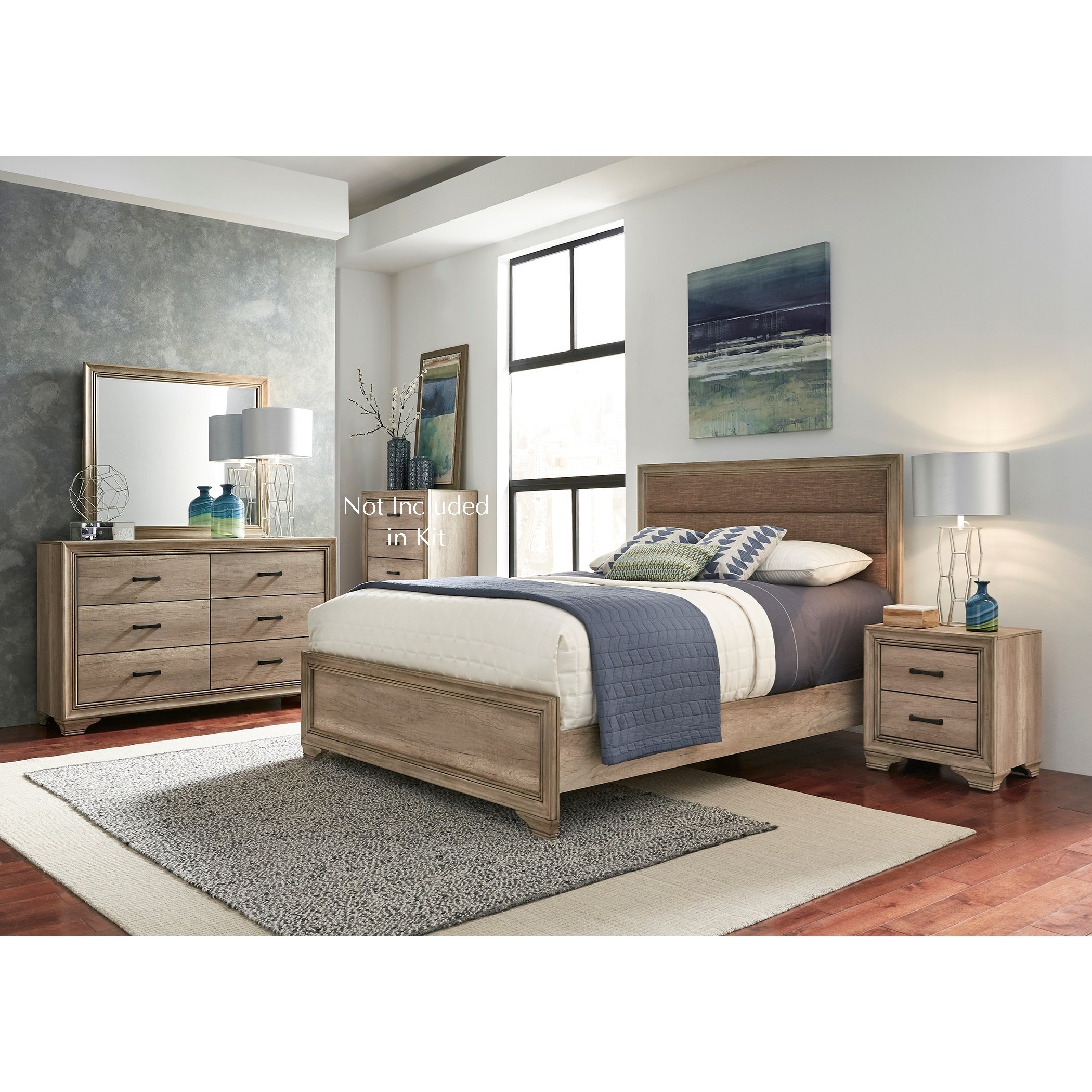 Liberty Furniture Sun Valley 439BRQUBDMN Queen Bedroom Group Goods